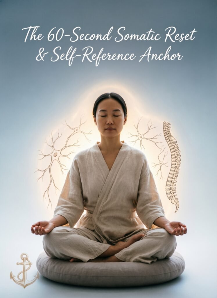 The 60-Second Somatic Reset & Self-Reference Anchor