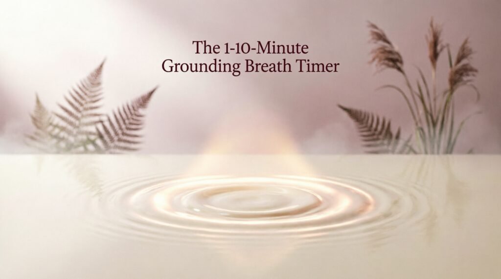 The 1-10-Minute Grounding Breath Timer